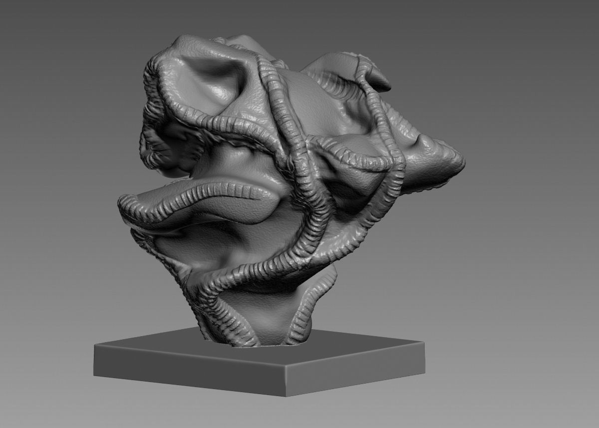 Modern Abstract Decorative sculpture 3d print model 3D print model_55