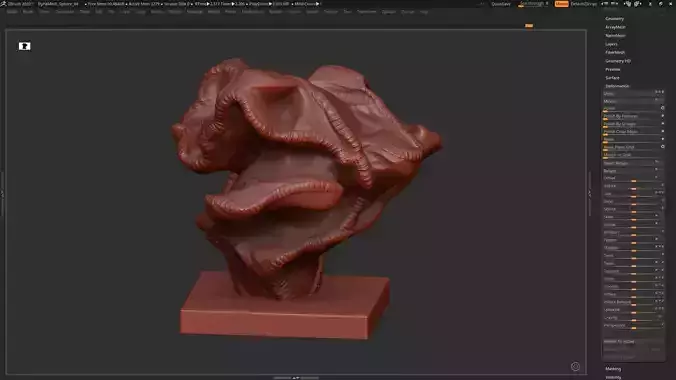 Modern Abstract Decorative sculpture 3d print model