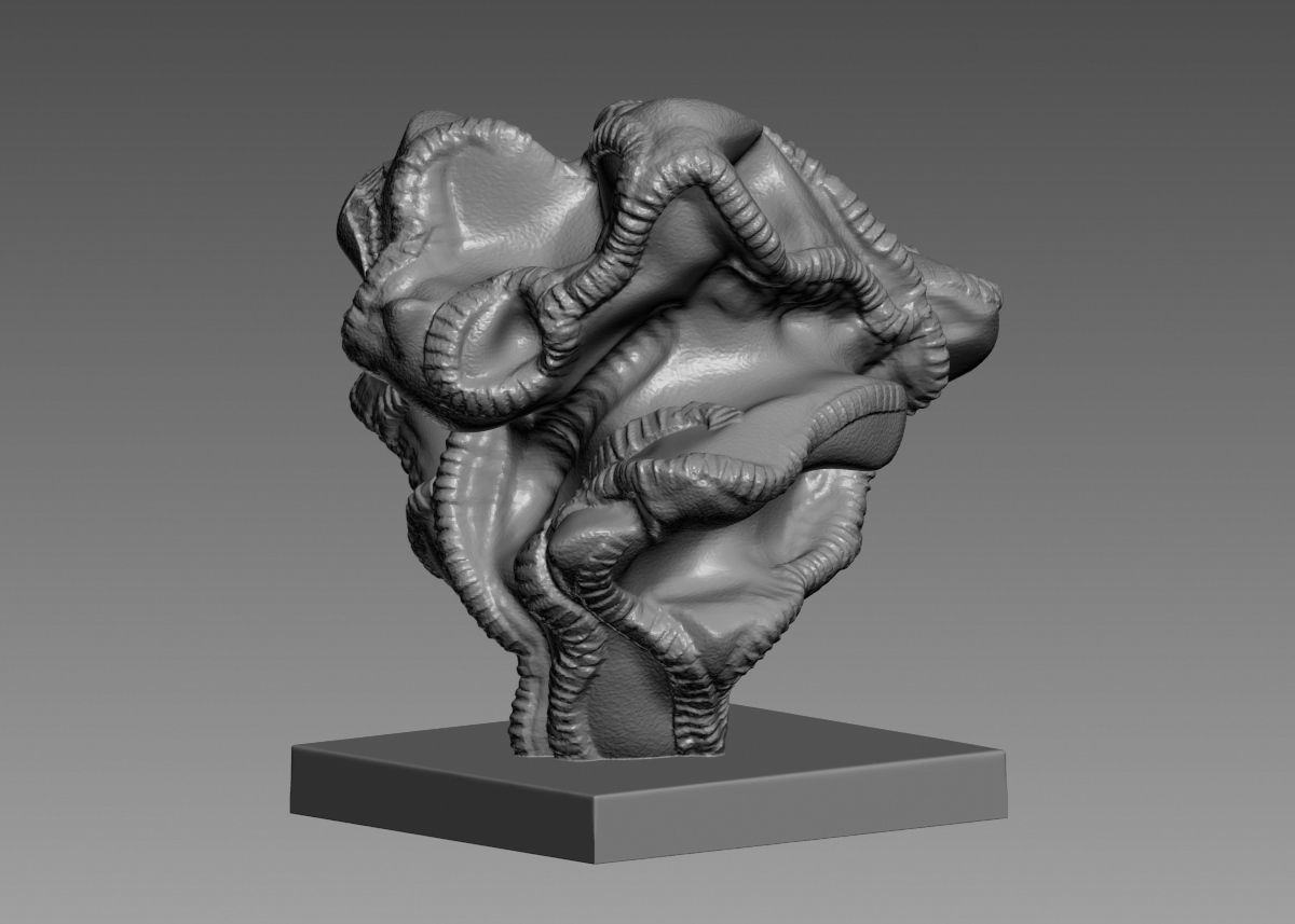 Modern Abstract Decorative sculpture 3d print model 3D print model_8