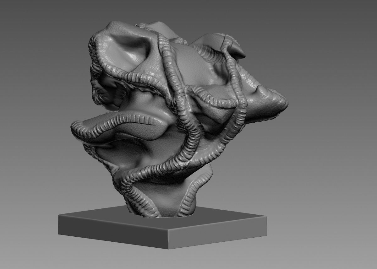 Modern Abstract Decorative sculpture 3d print model 3D print model_54