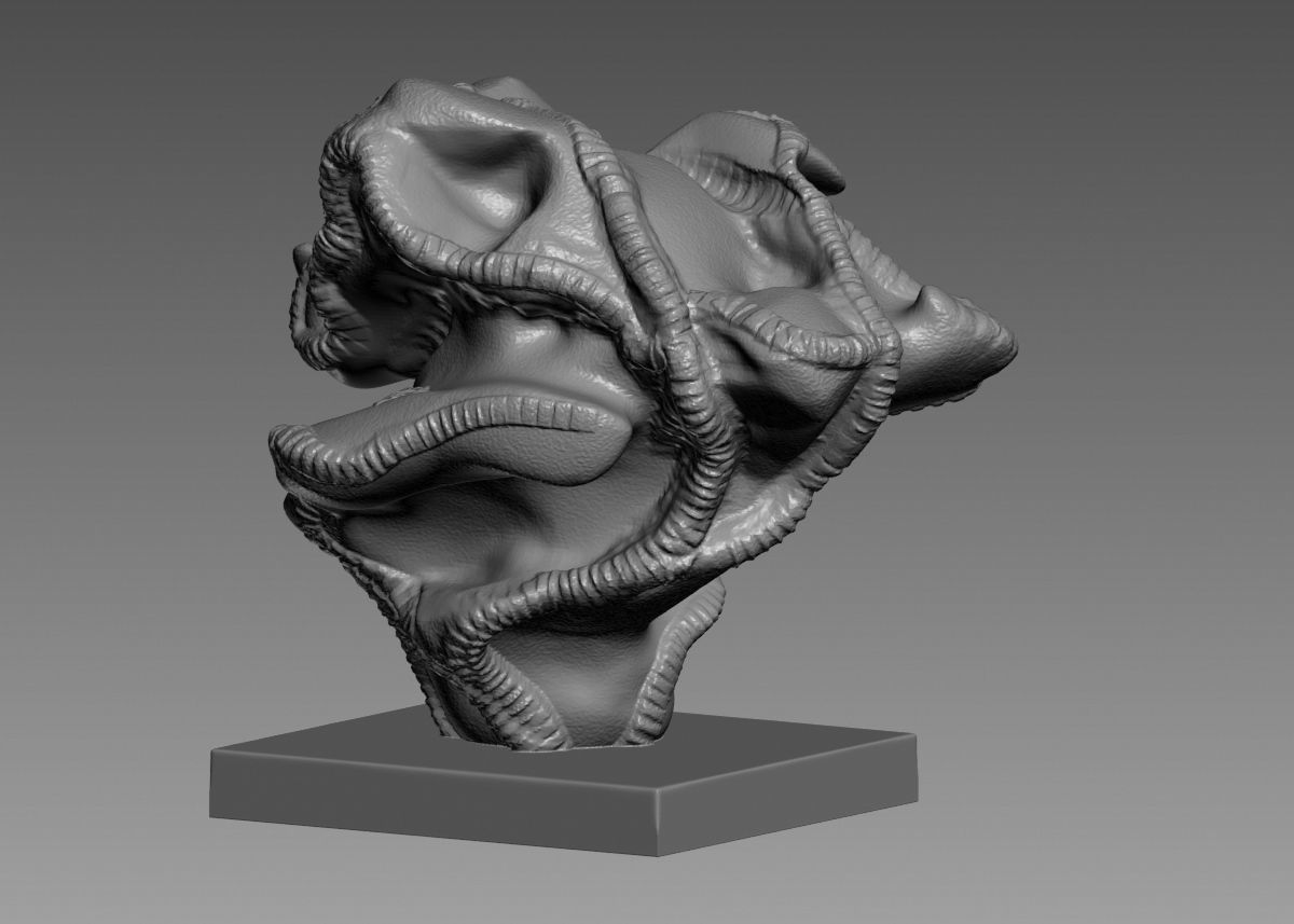 Modern Abstract Decorative sculpture 3d print model 3D print model_56