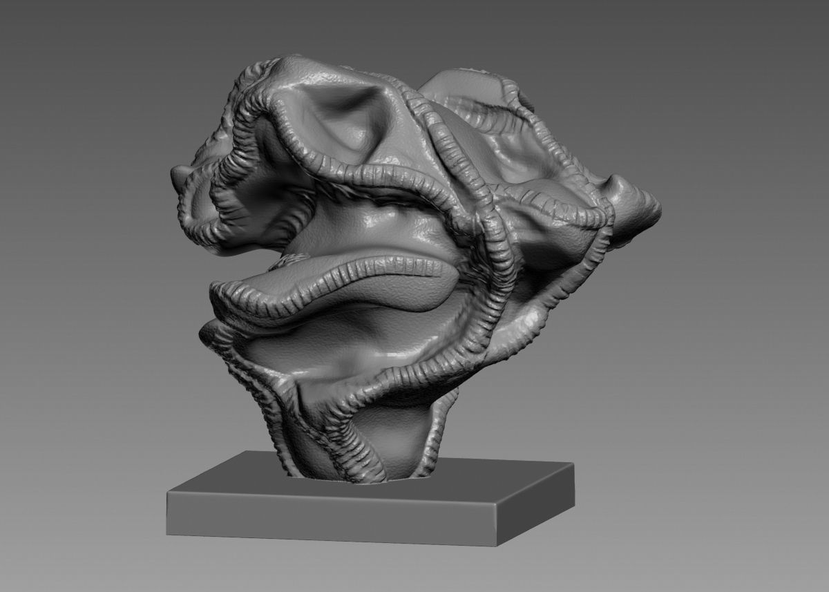 Modern Abstract Decorative sculpture 3d print model 3D print model_59