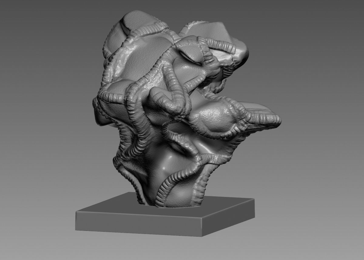 Modern Abstract Decorative sculpture 3d print model 3D print model_43