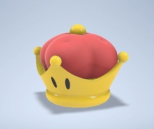 Super Crown - Super Mario Free 3D print model