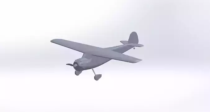 Cessna 195 Replica - Lightliner 3D print model