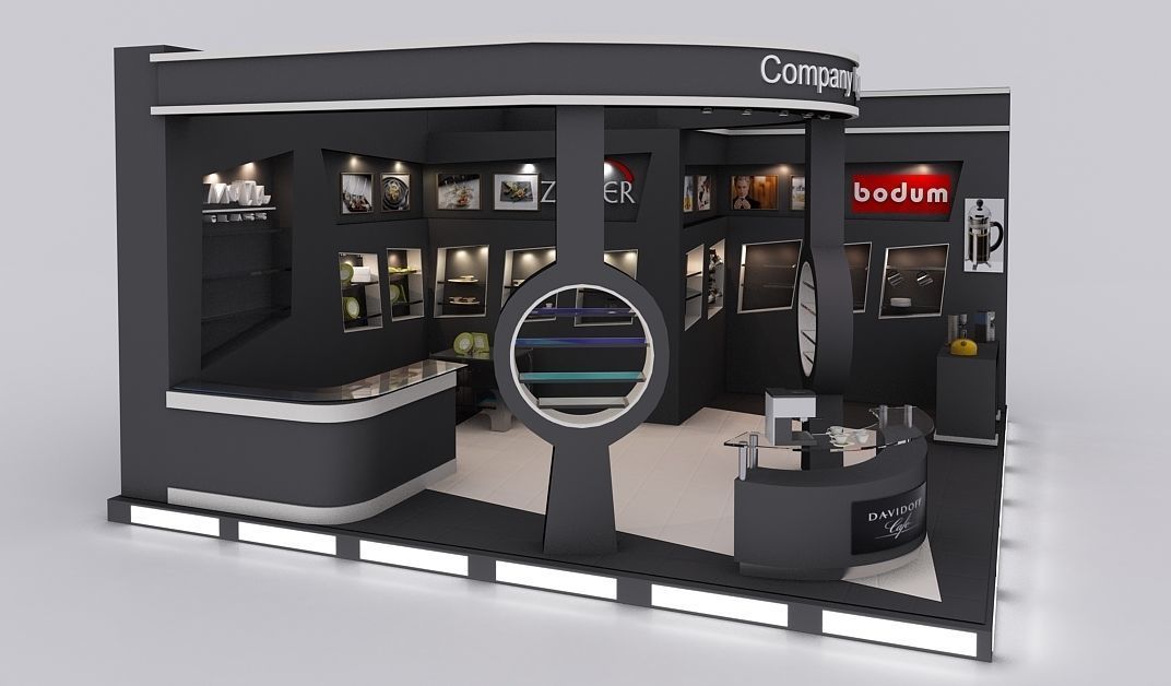 Exhibition Booth ideas 3D model_2