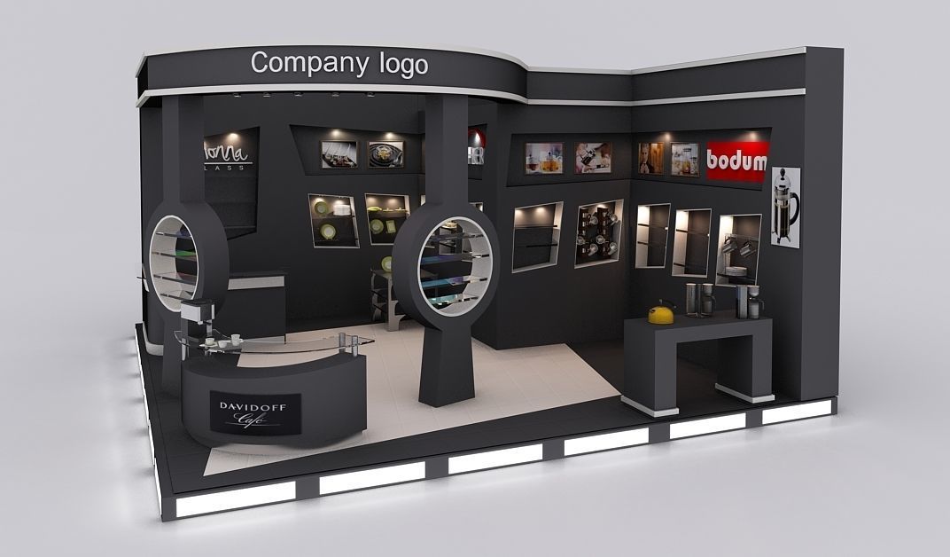 Exhibition Booth ideas 3D model_3