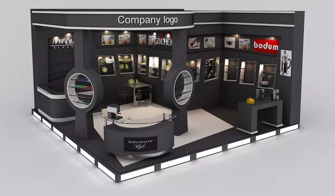 Exhibition Booth ideas 3D model_0