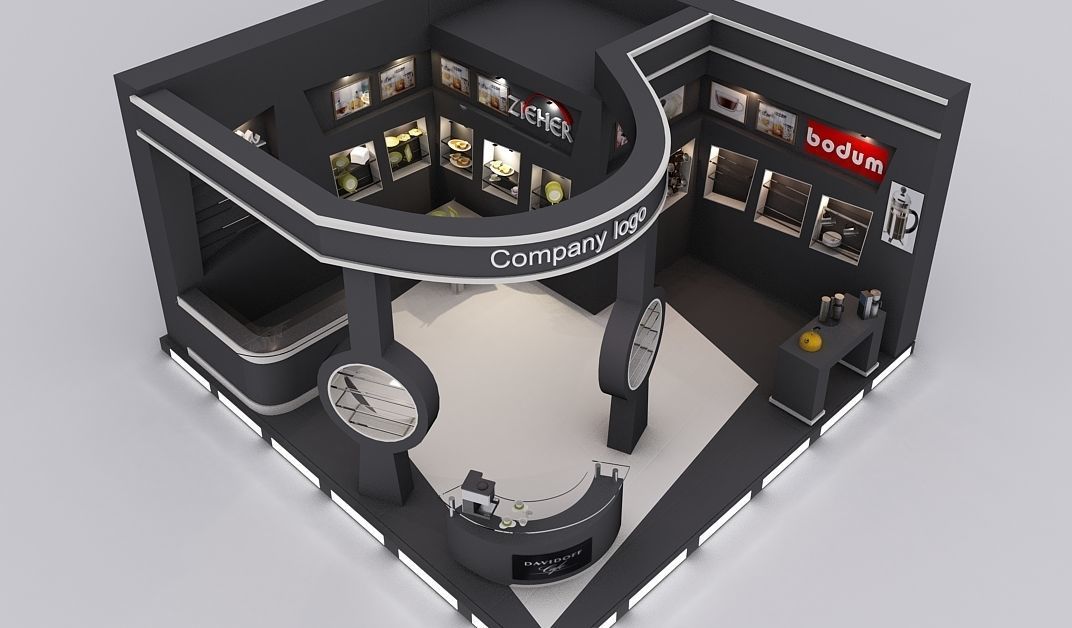 Exhibition Booth ideas 3D model_7