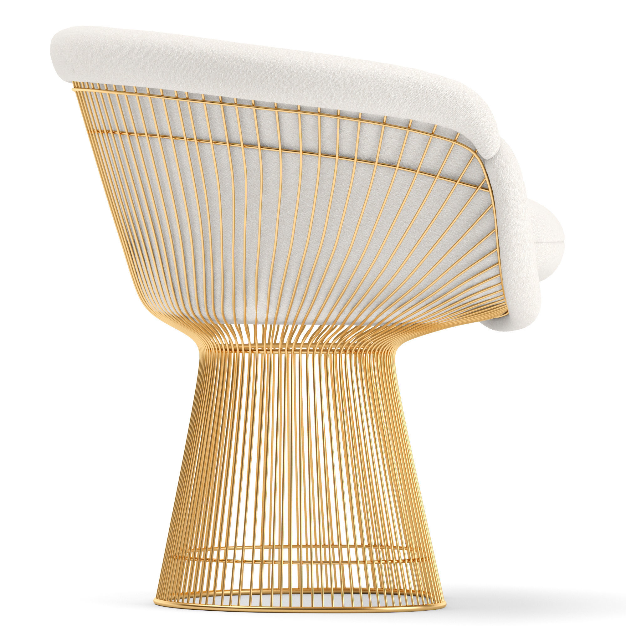 Knoll Platner lounge chair 3D model_2