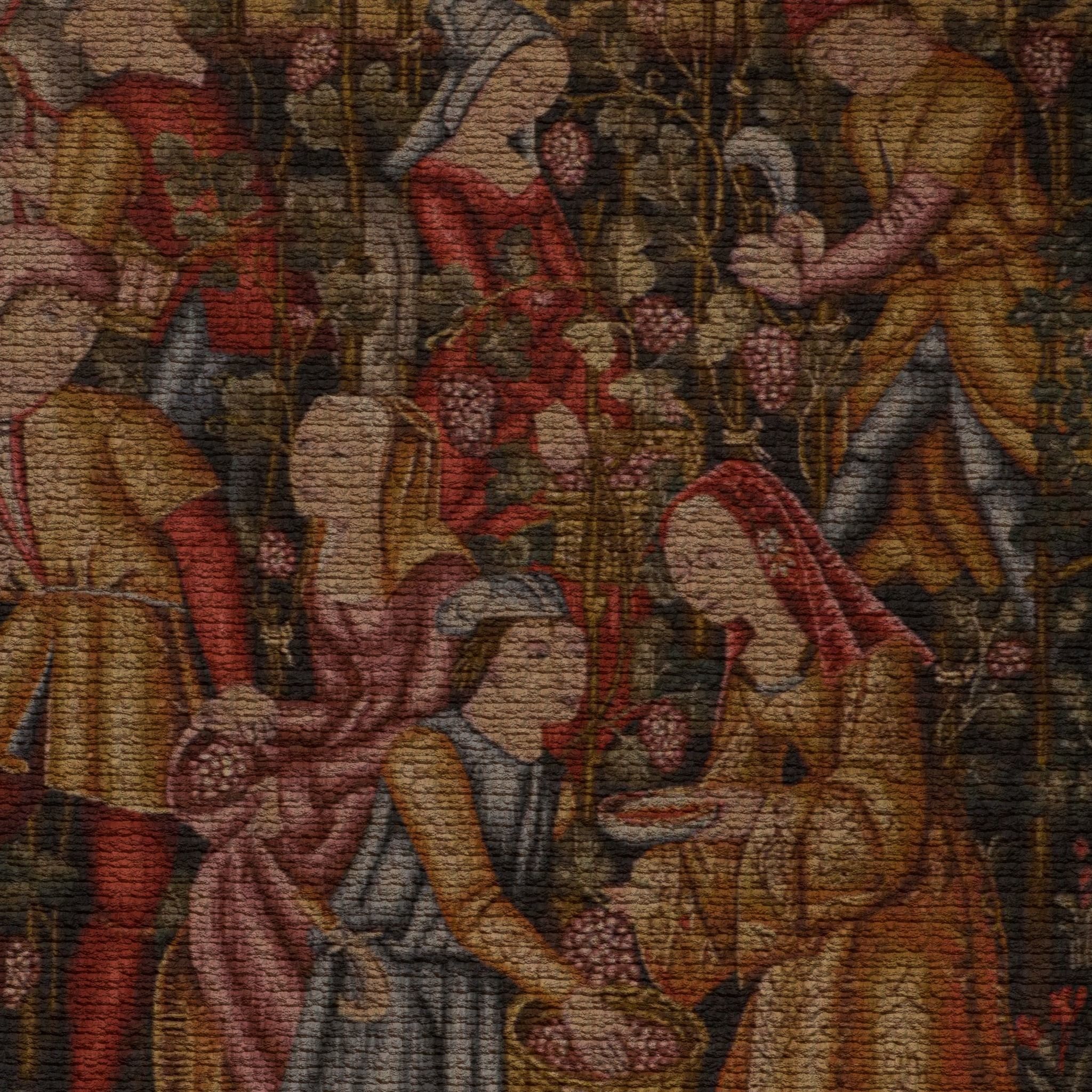 The Grape Harvest Tapestry Low-poly 3D model_8