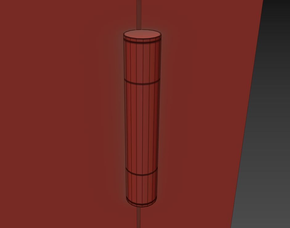 aluminum door 3D model_8