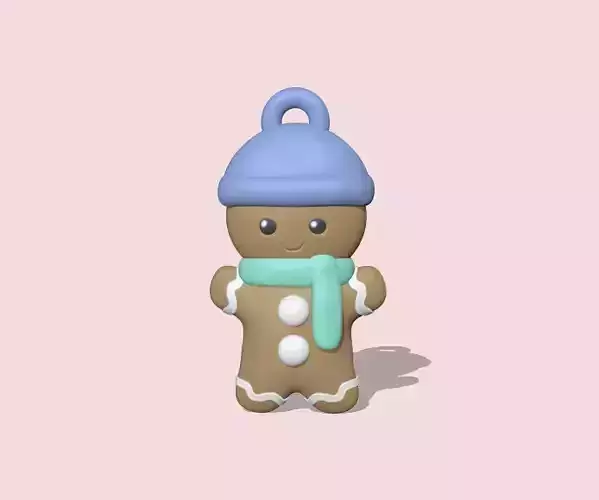A cute GingerBread Man to decorate and play 3D print model