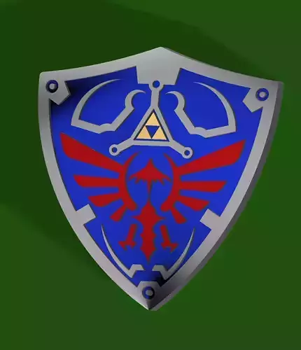 The Legends Of Zelda Hylian Shield 3D print model