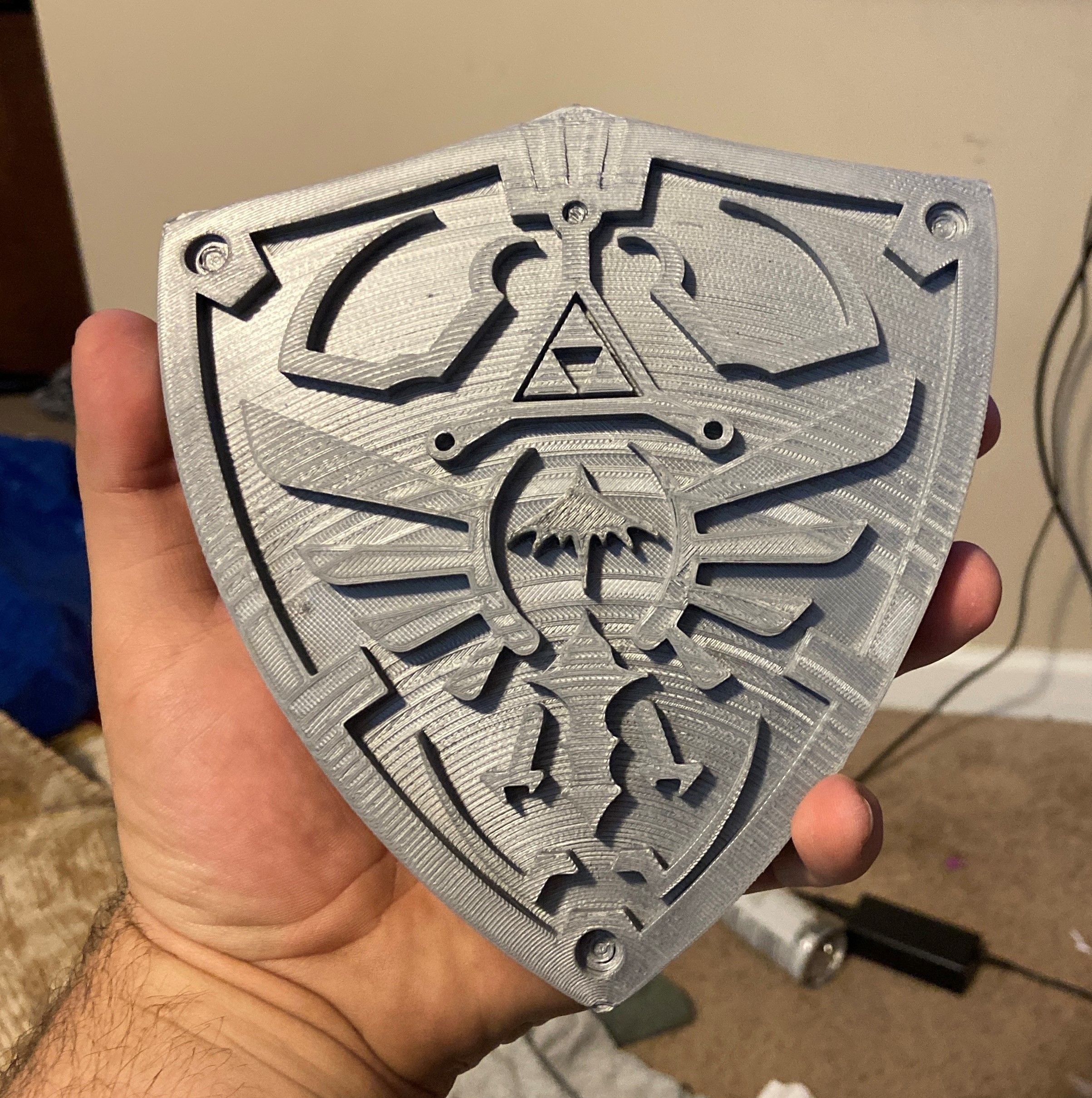 The Legends Of Zelda Hylian Shield 3D print model_9