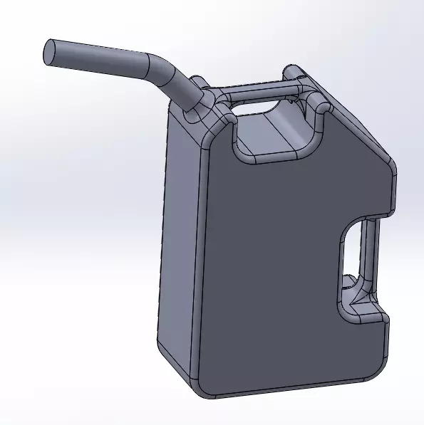 Gas Can 3D print model_0