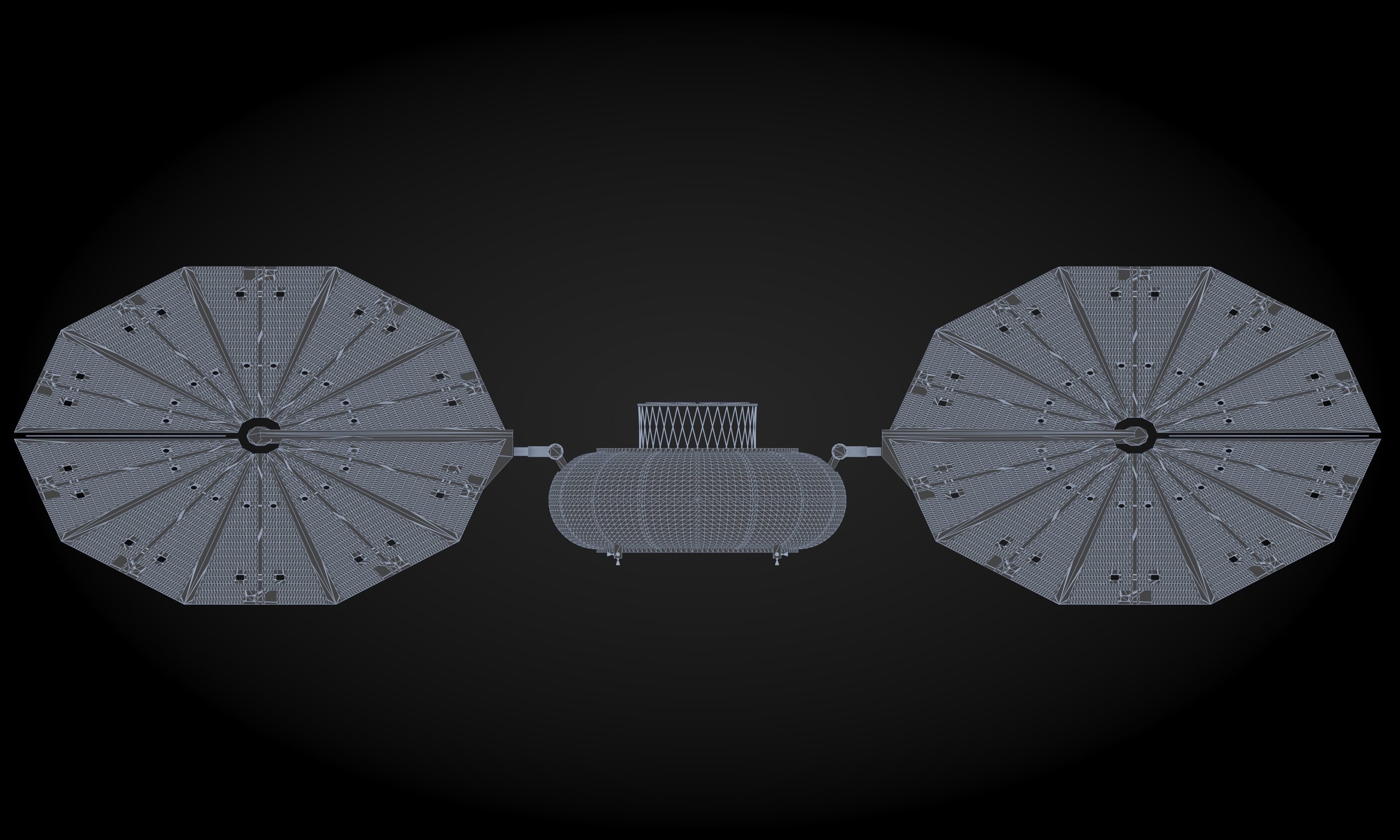 Momentus Fervoride space tug 3D model_8