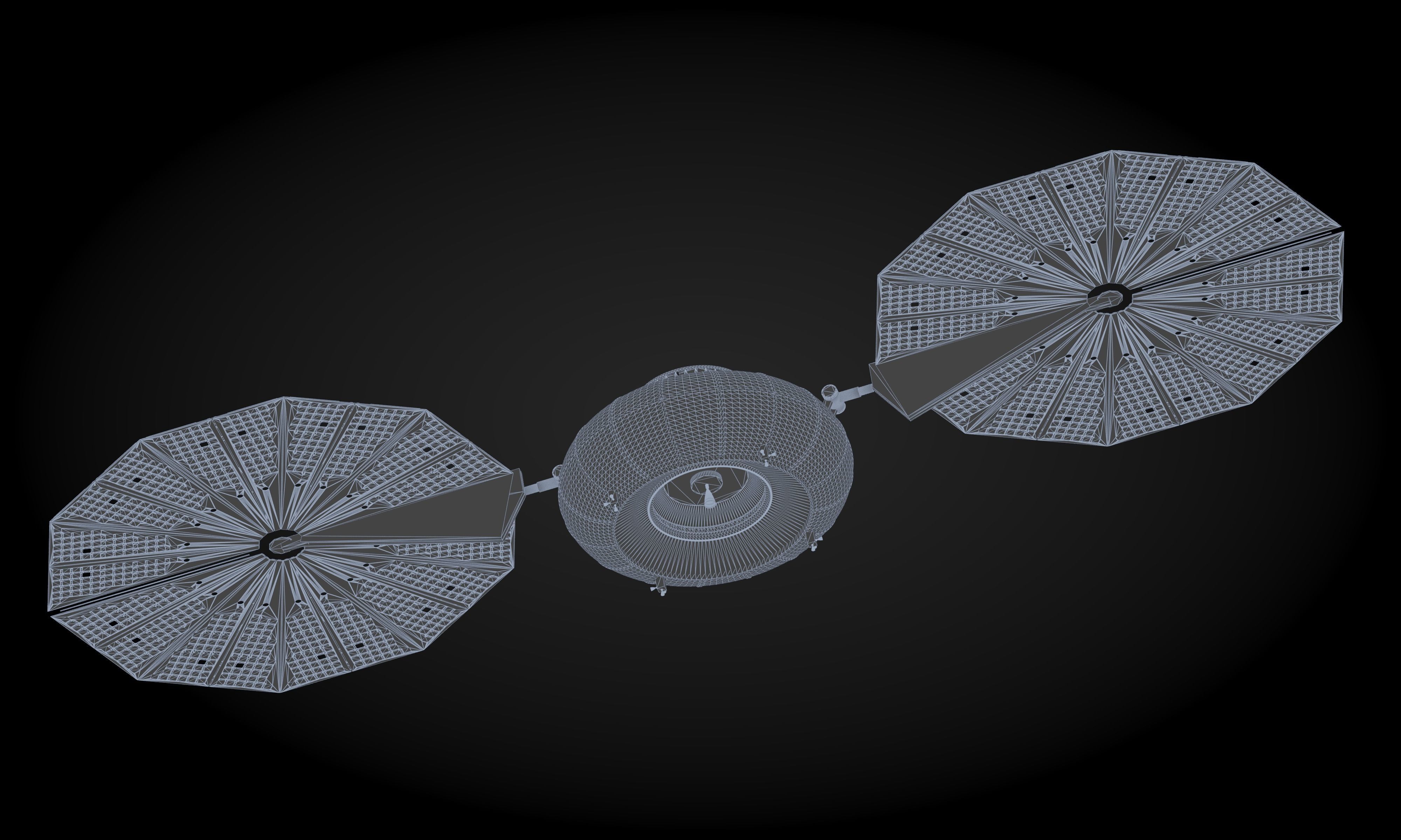 Momentus Fervoride space tug 3D model_2