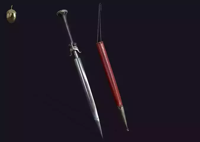 Bollock Dagger Model