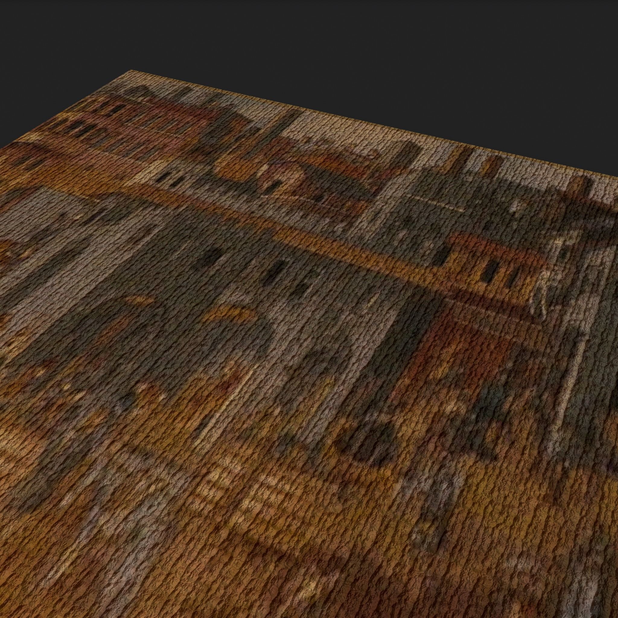 Allegory of Good Government Tapestry Low-poly 3D model_2