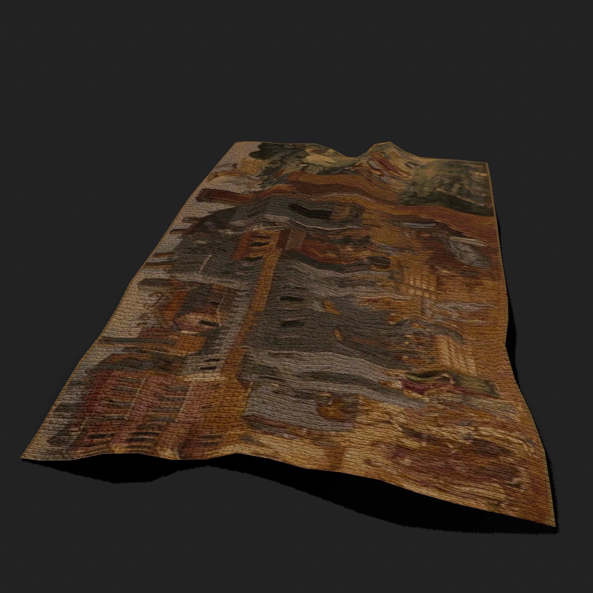 Allegory of Good Government Tapestry Low-poly 3D model_6