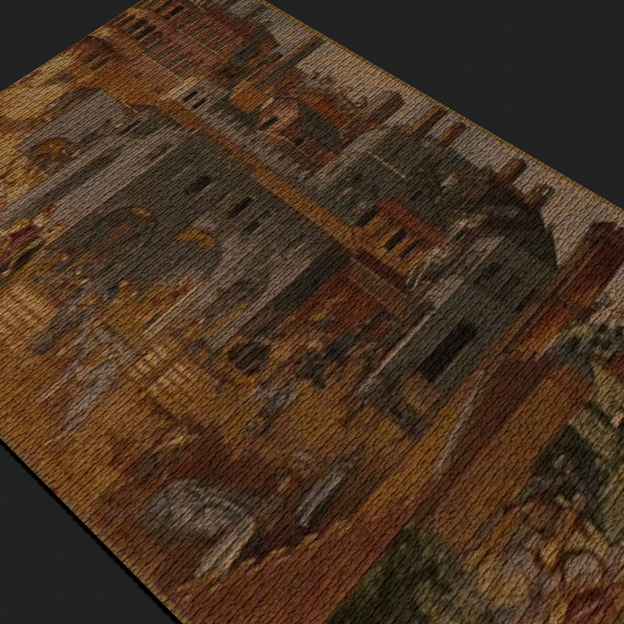 Allegory of Good Government Tapestry Low-poly 3D model_19