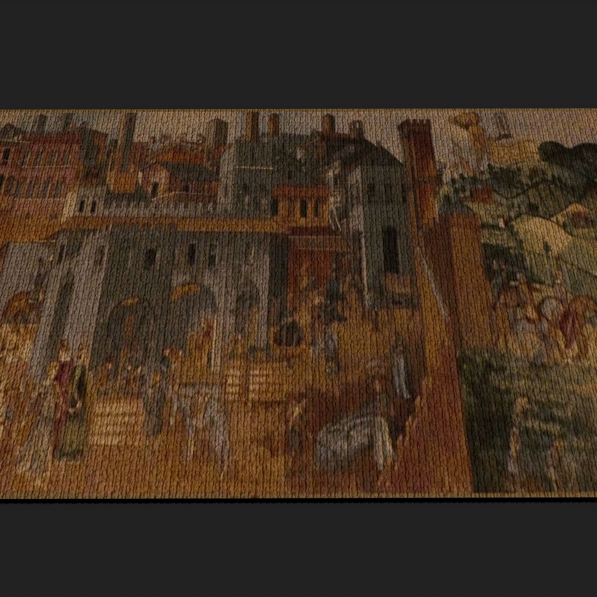 Allegory of Good Government Tapestry Low-poly 3D model_11