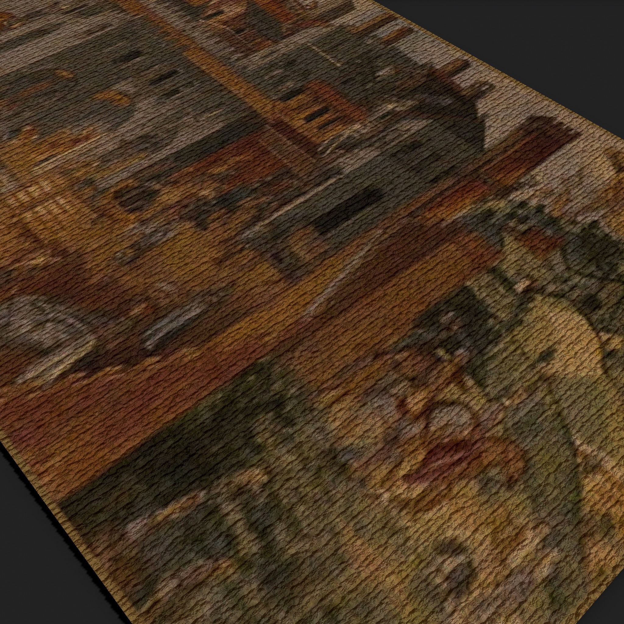 Allegory of Good Government Tapestry Low-poly 3D model_12