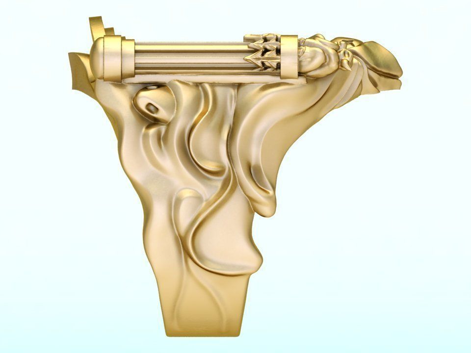 Gatekeeper Ring - Temple rings - Dark ring 3D print model_2