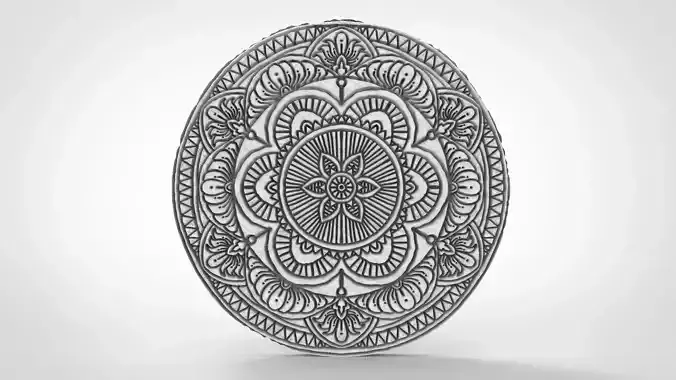 Carving bas relief 3D print model