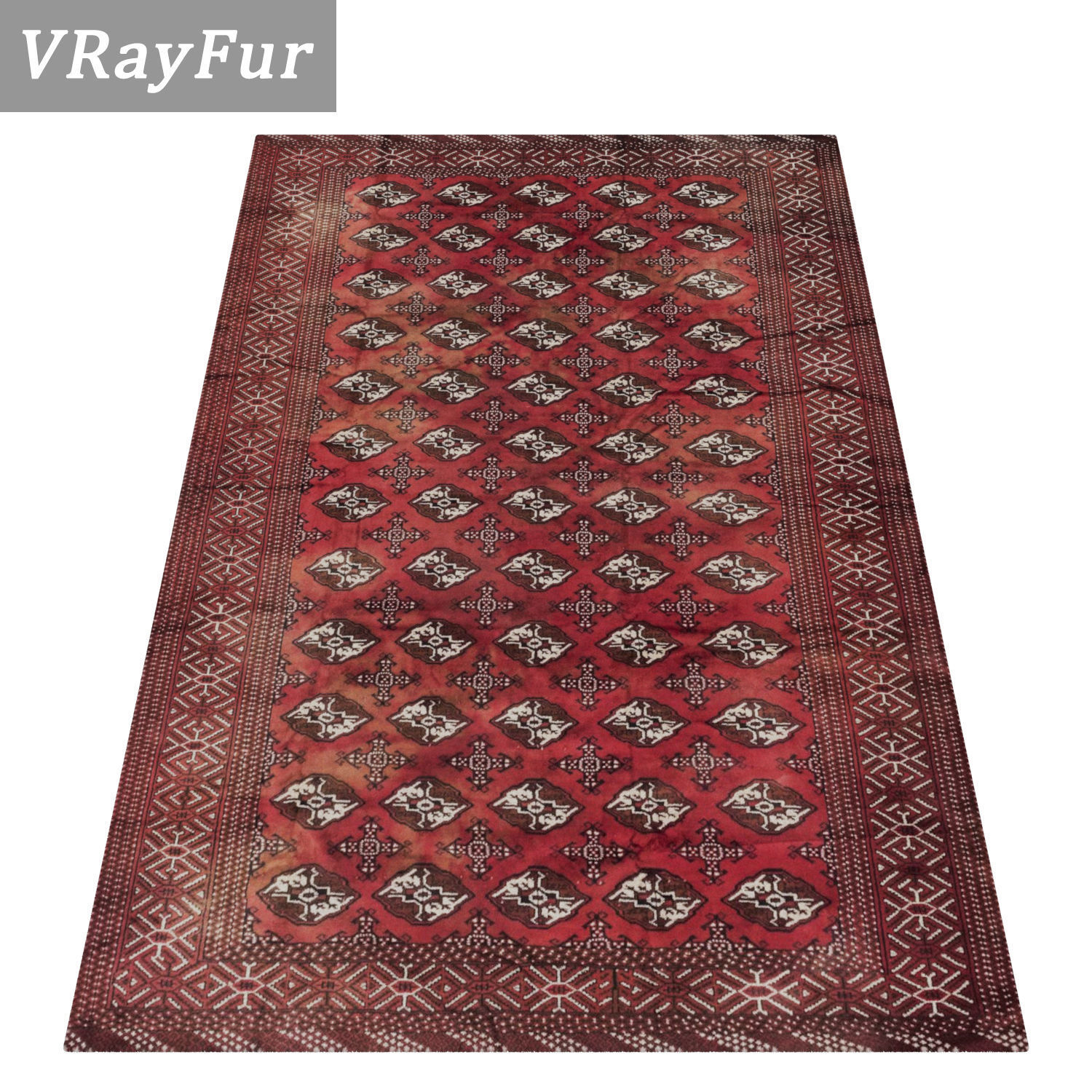 Rug Set 1883 3D model_2