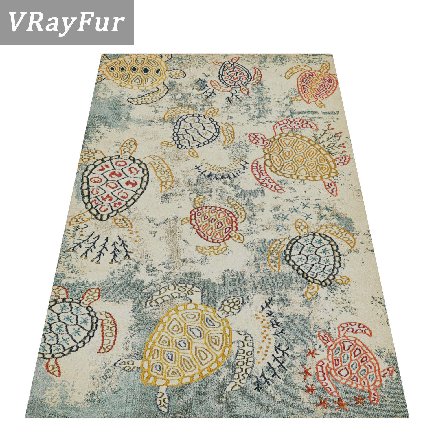 Rug Set 1886 3D model_2