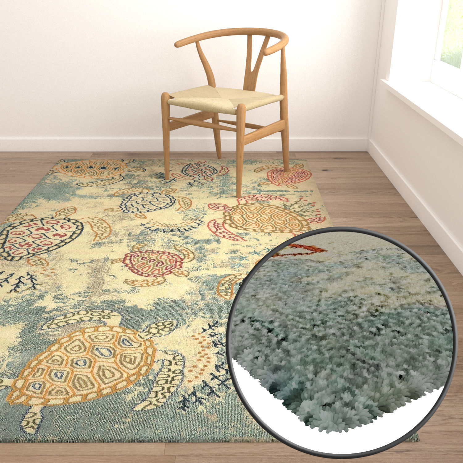 Rug Set 1886 3D model_5