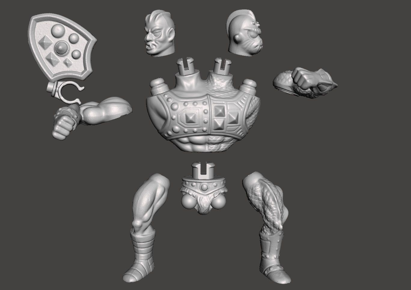 TWO BAD MOTU VINTAGE ACTION FIGURE COMPLETE 3D print model_6