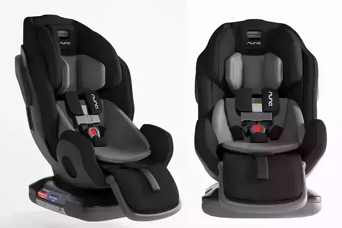 3dasset nuna exec car seat 3D model