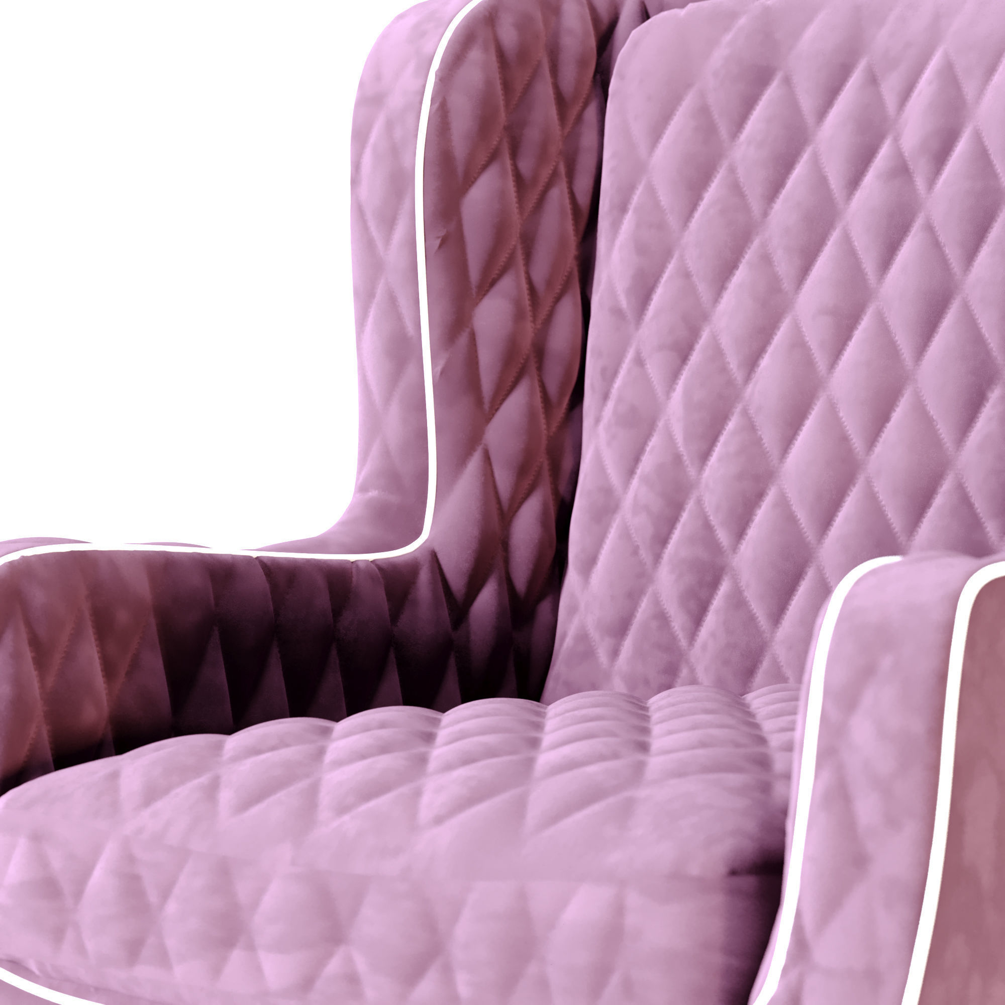 Baxter Dolly armchair 3D model_2