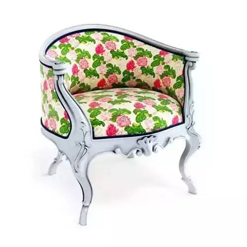 Multicolored retro armchair 45 am122
