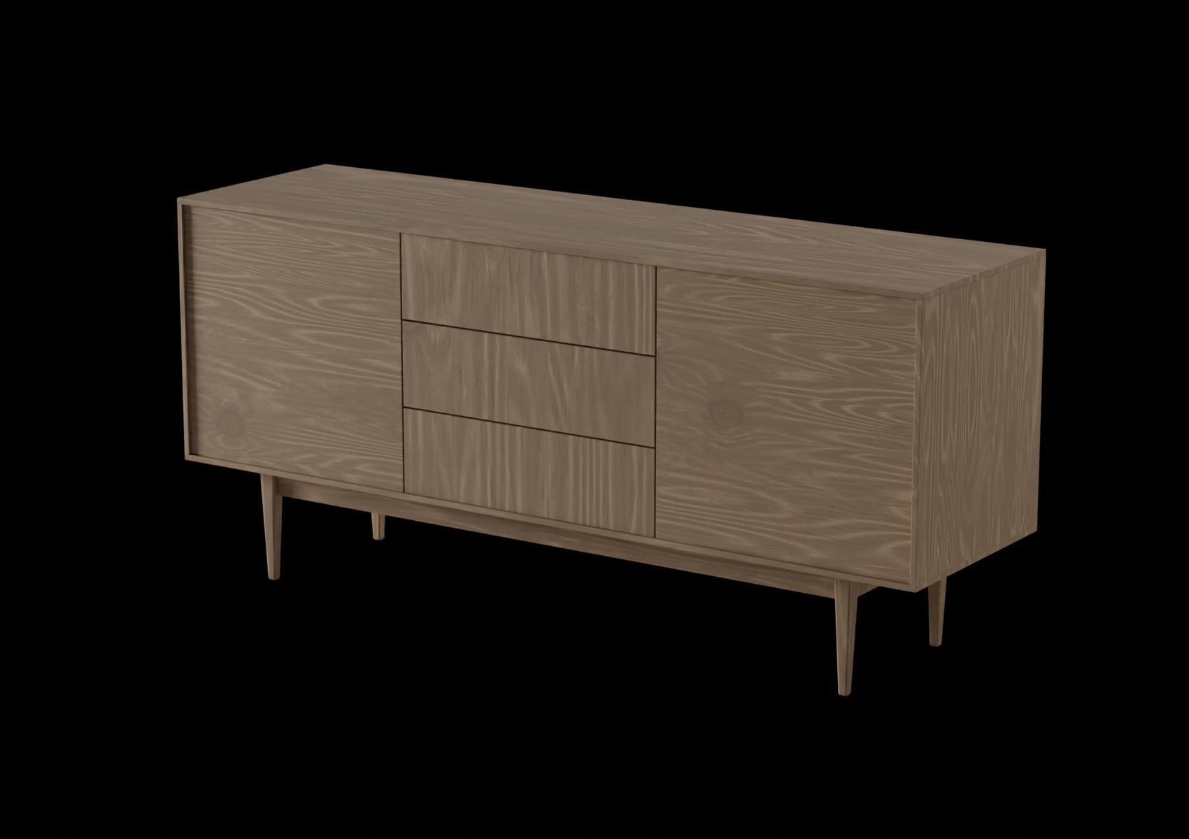 Furniture Collection - Sideboard Pack 1 3D model_16