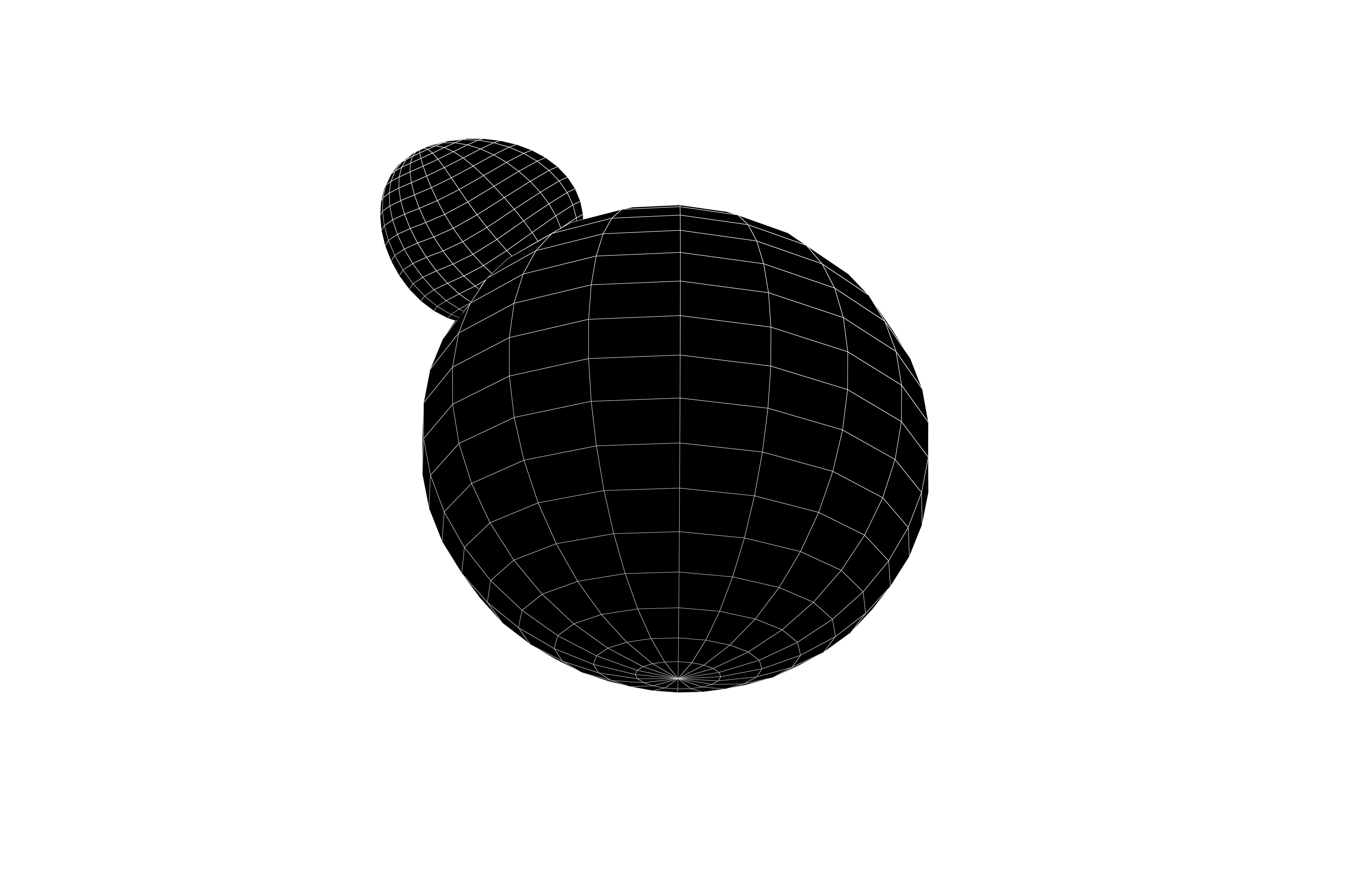 Cartoon Animals Panda Head v1 001 Low-poly 3D model_7