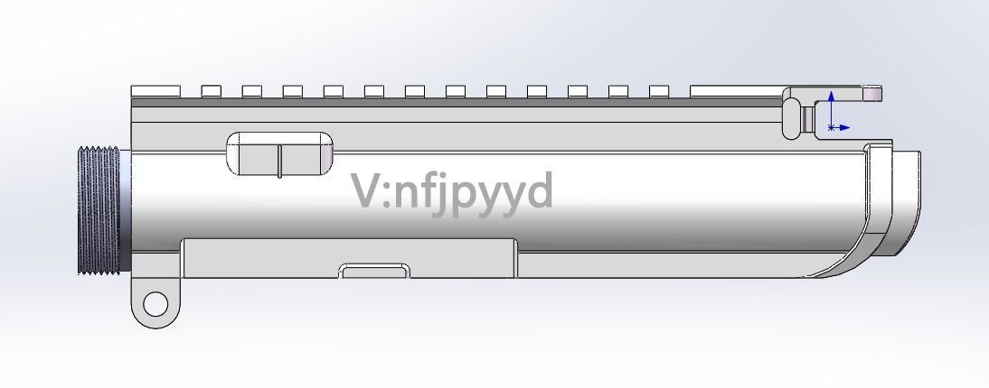 AIRSOFT AR15 M16 M4 RECEIVER 3D print model_7