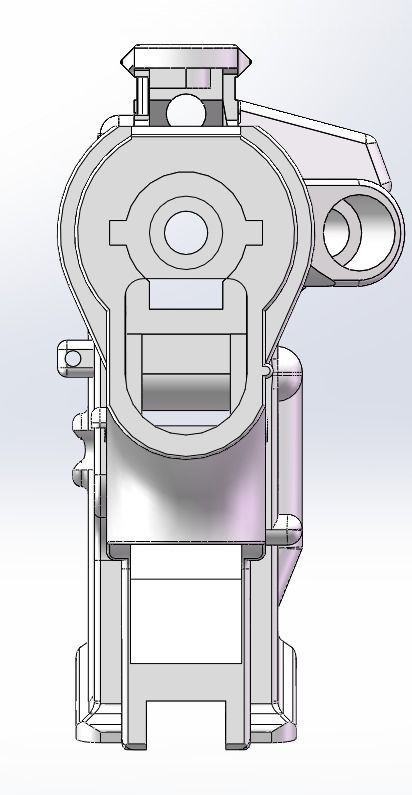 AIRSOFT AR15 M16 M4 RECEIVER 3D print model_2