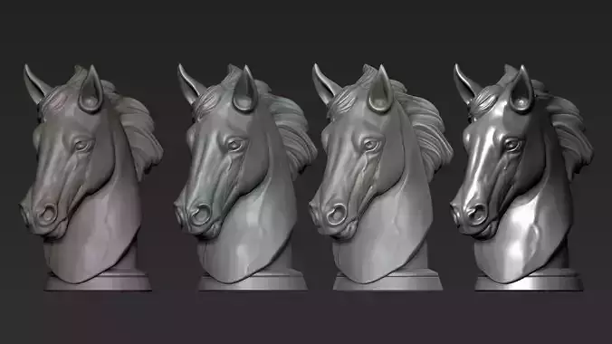  Horse Head 3D print model
