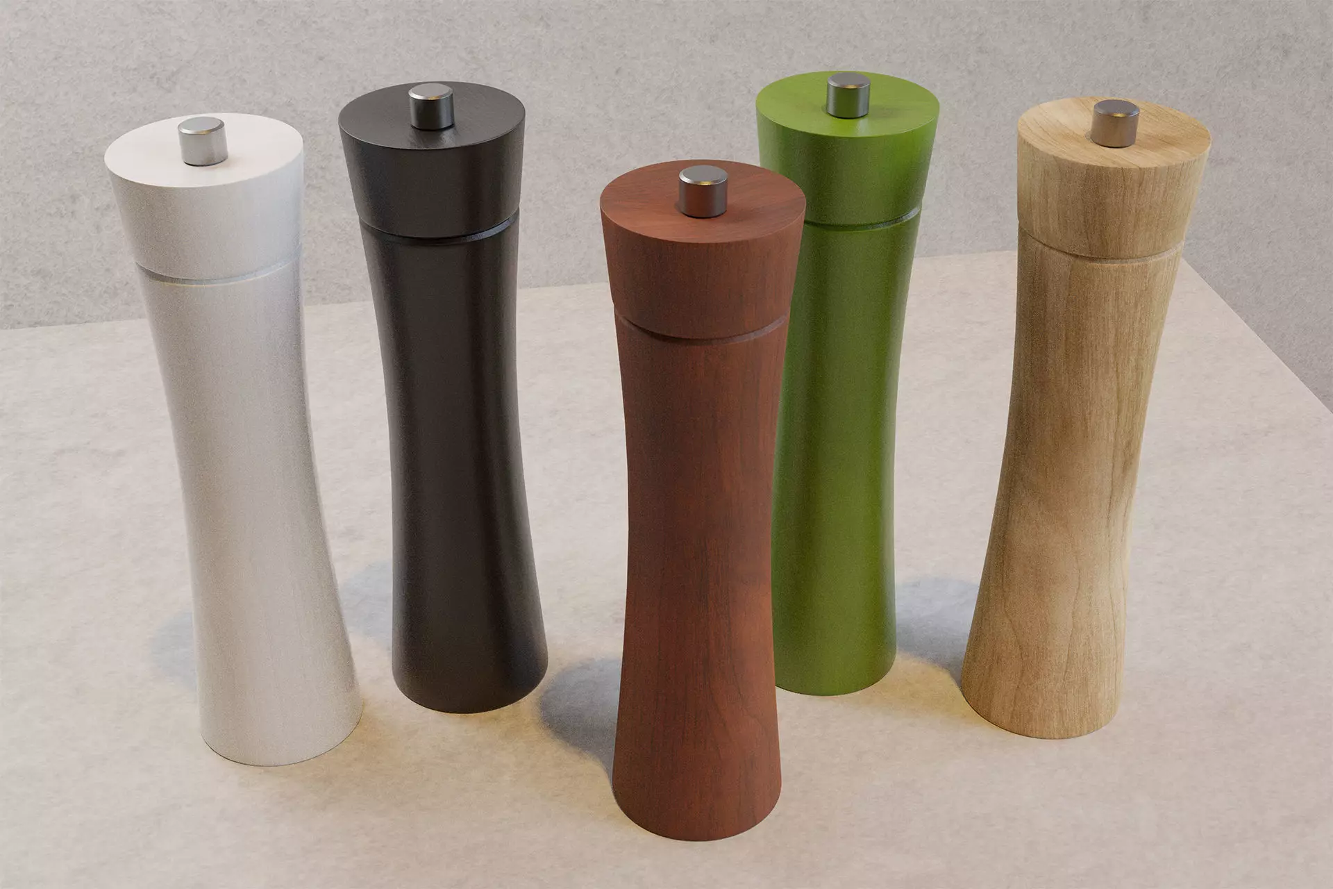 Pepper Mill 3D model_0