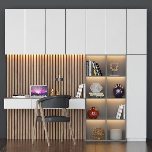 work place 004 3D model