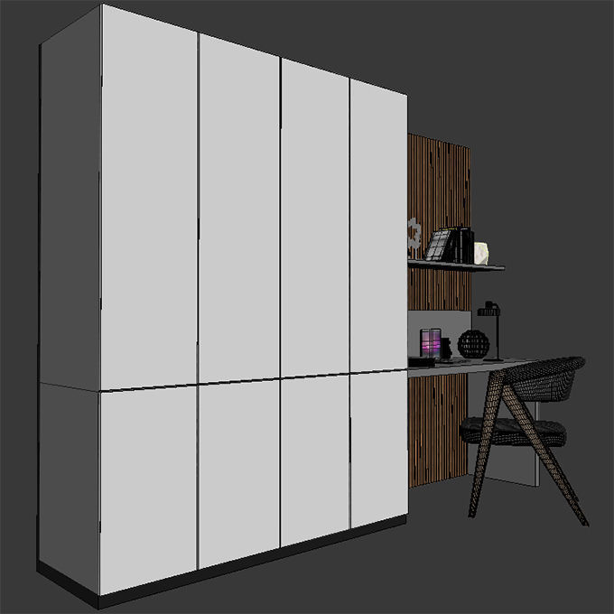 work place 005 3D model_3