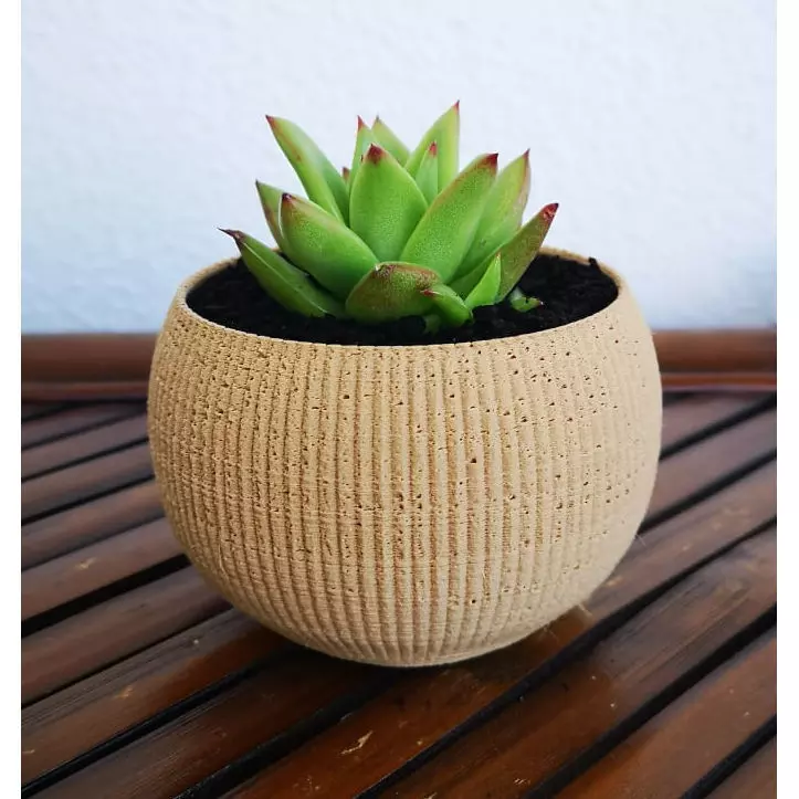 Landy vase - Striped 4 3D print model