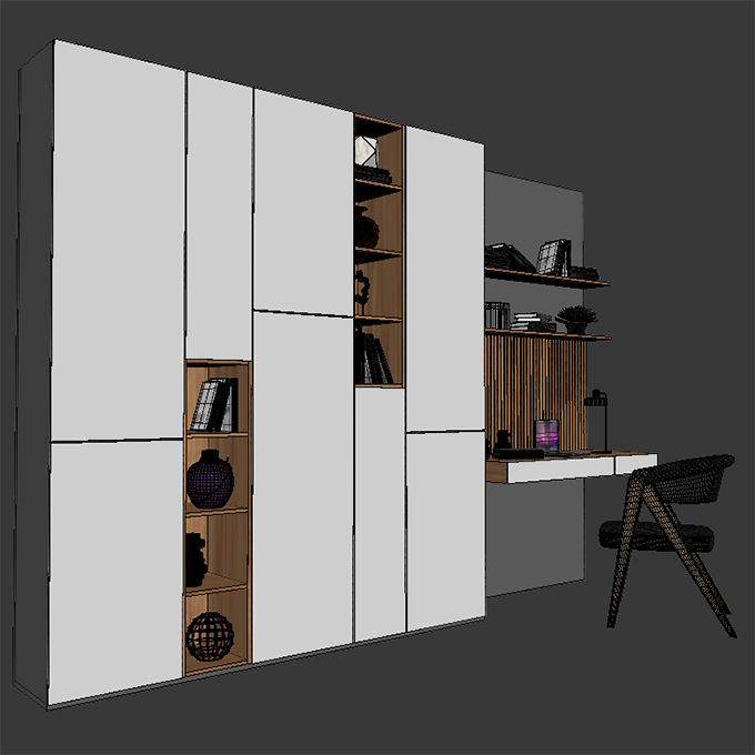 work place 007 3D model_3