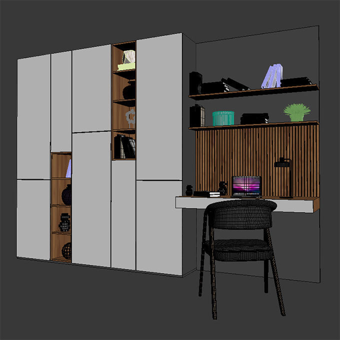 work place 007 3D model_5