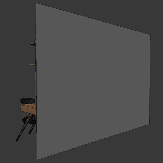 work place 007 3D model_4