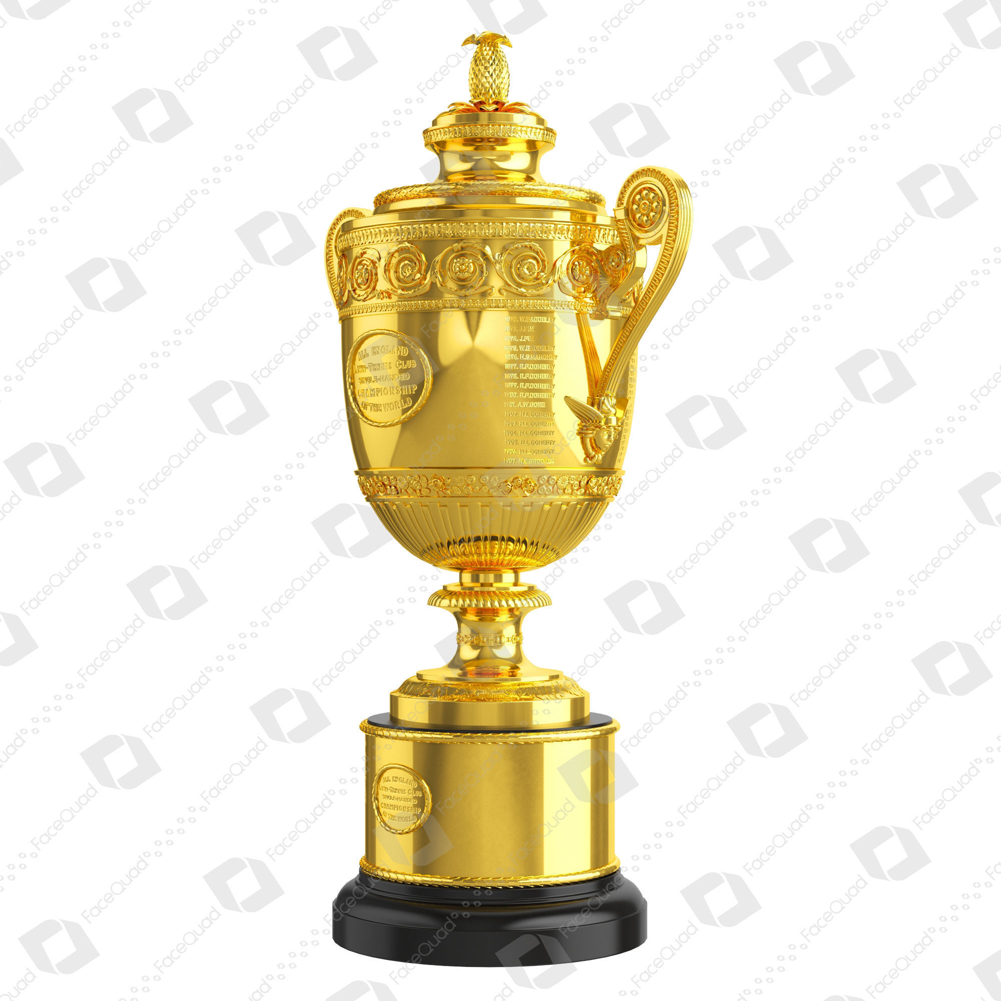Wimbledon Trophy 3D Model 3D model_10